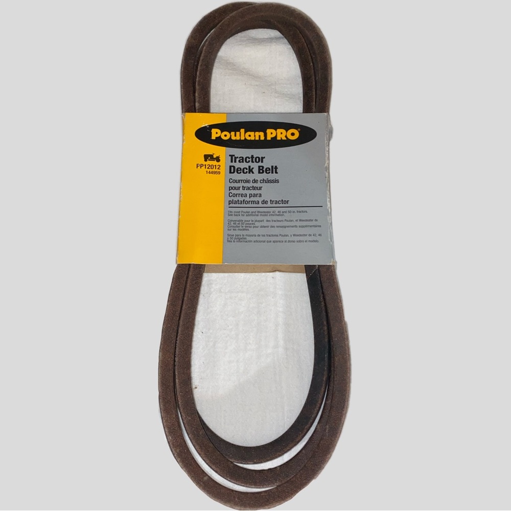 -Poulan Pro Tractor Deck Belt PP12012